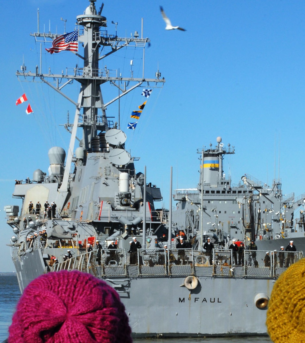 ddg-74 uss mcfaul guided missile destroyer arleigh burke class aegis bmd 32