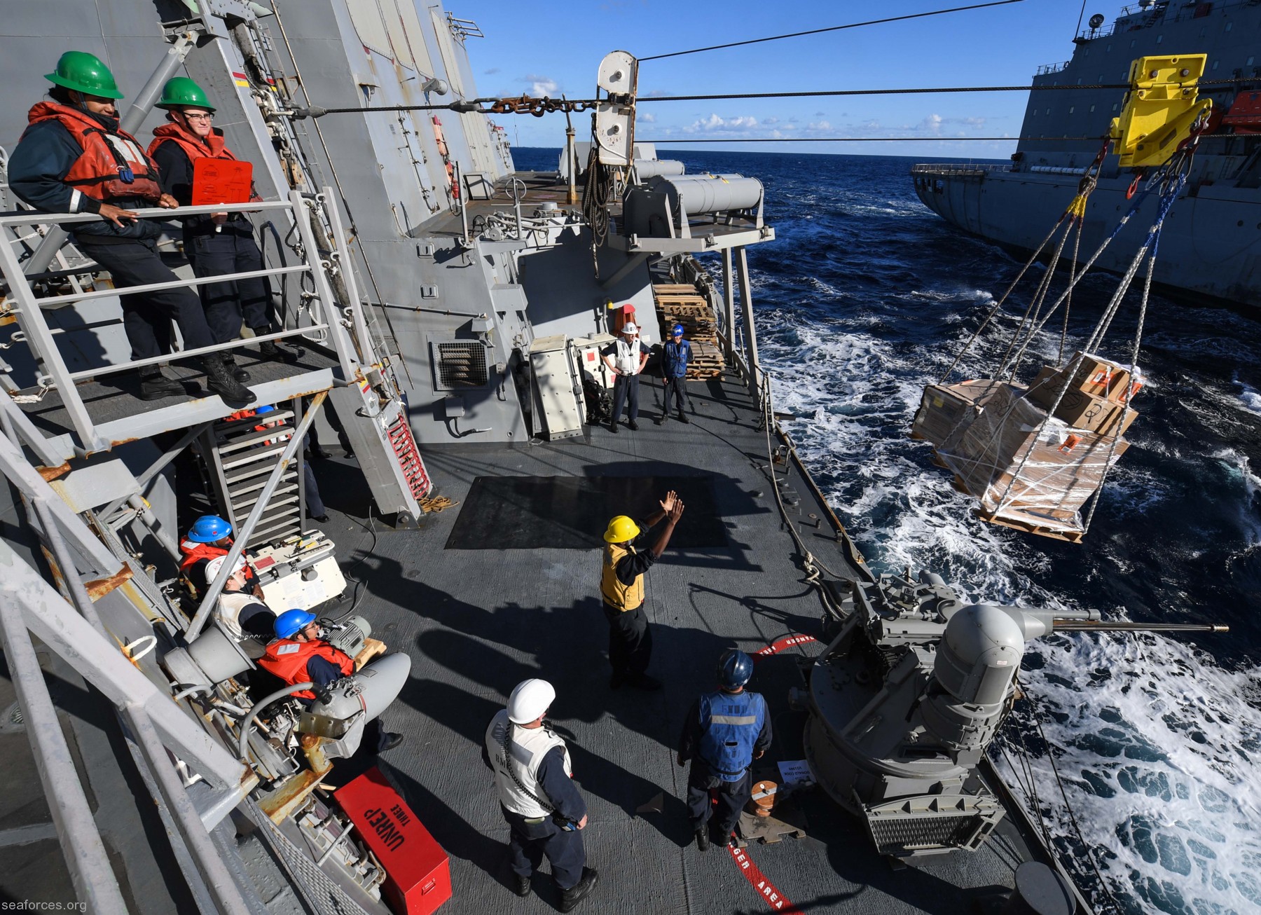 ddg-75 uss donald cook destroyer us navy 14 replenishment at sea ras