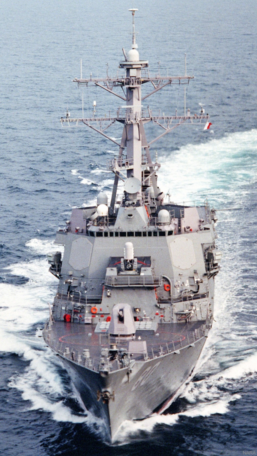 ddg-80 uss roosevelt guided missile destroyer arleigh burke class us navy trials ingalls 08