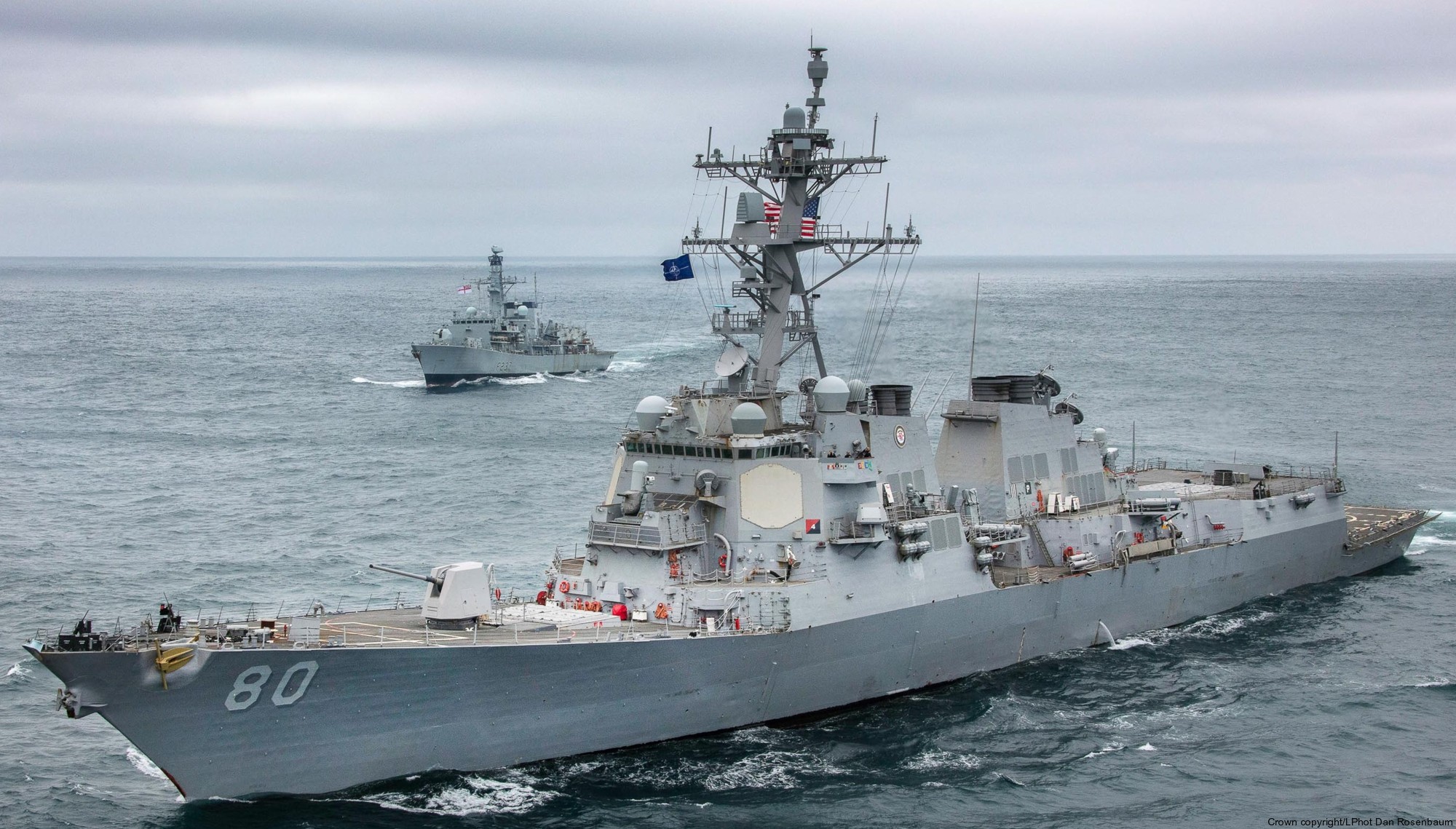 ddg-80 uss roosevelt guided missile destroyer arleigh burke class us navy nato dynamic mongoose 71