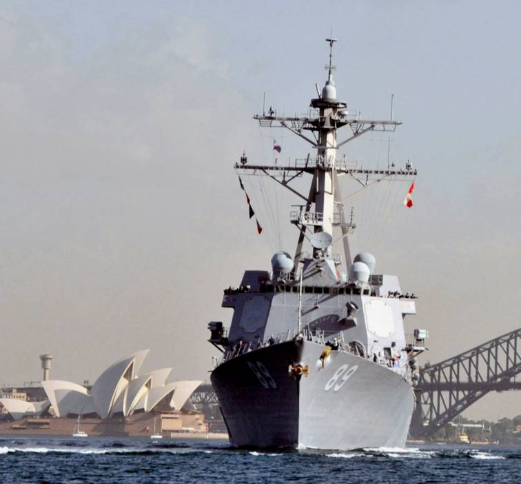 DDG-89 USS Mustin Sydney Australia 2009