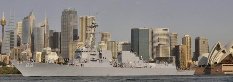 USS Mustin DDG-89 Sydney 2009