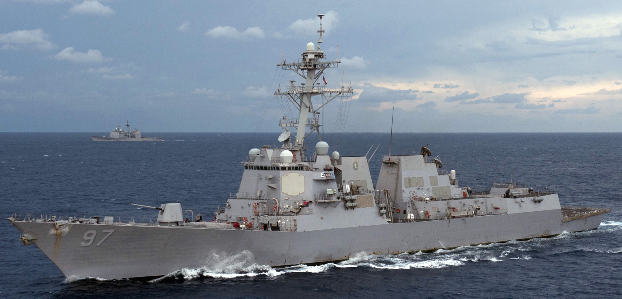 ddg-97 uss halsey arleigh burke class guided missile destroyer aegis us navy exercise malabar bay bengal 14