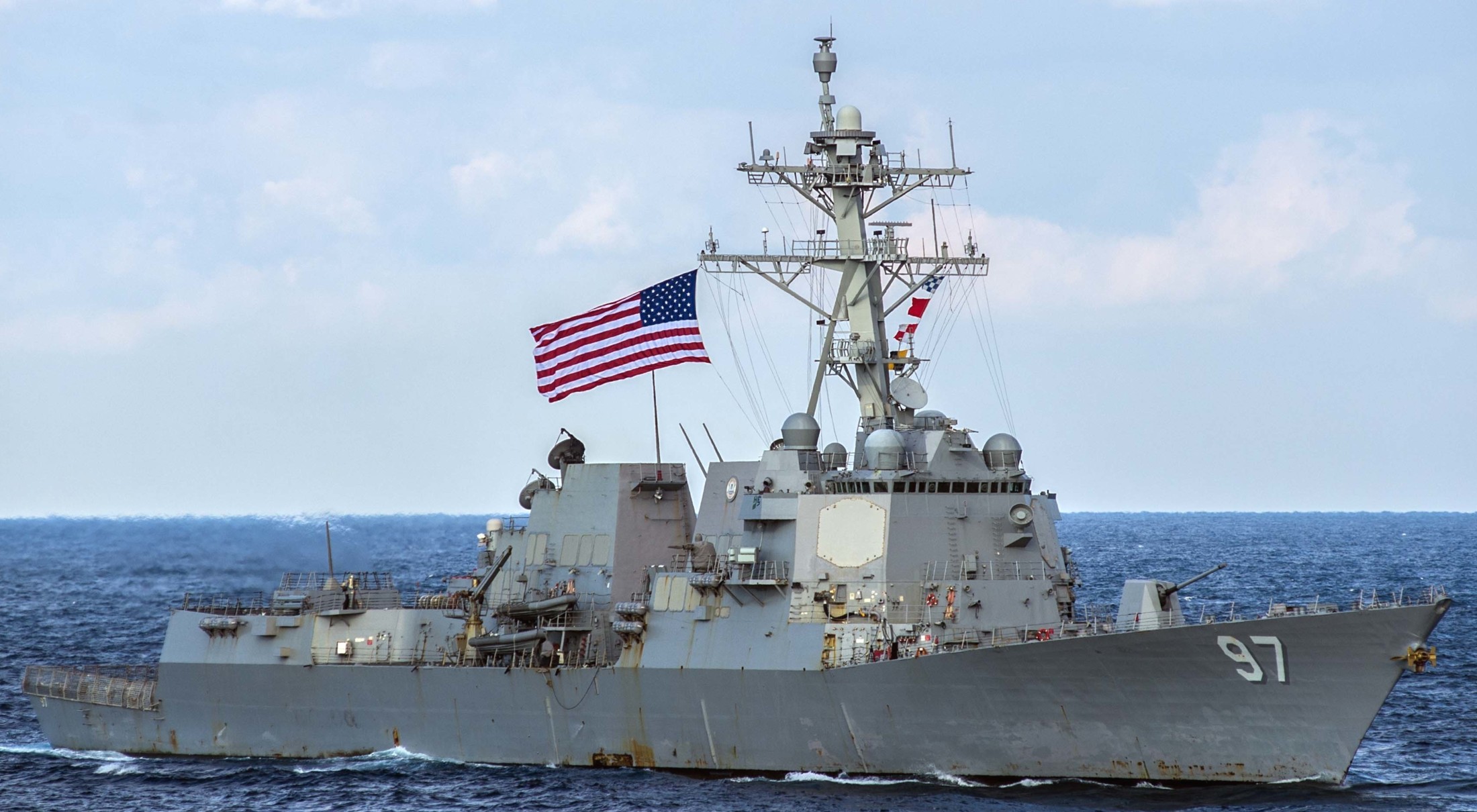 ddg-97 uss halsey arleigh burke class guided missile destroyer aegis us navy ingalls pascagoula 39x