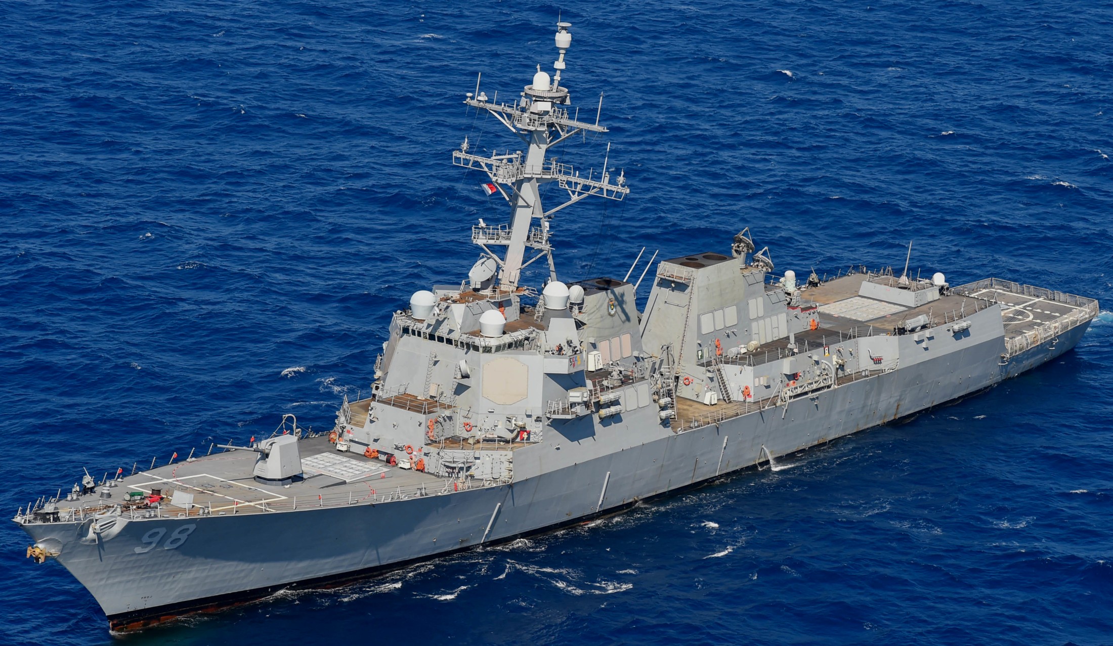ddg-98 uss forrest sherman arleigh burke class guided missile destroyer aegis us navy ingalls pascagoula 78x