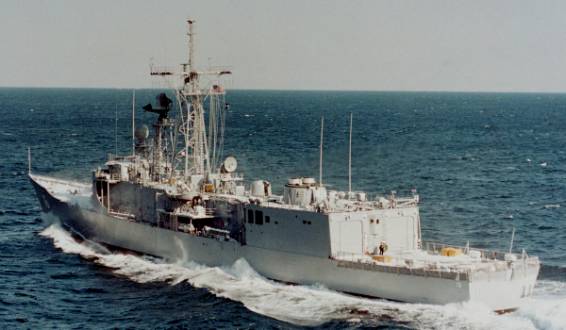 FFG-15 USS Clifton Sprague Oliver Hazard Perry class guided missile frigate