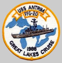 FFG-20 USS Antrim cruise patch