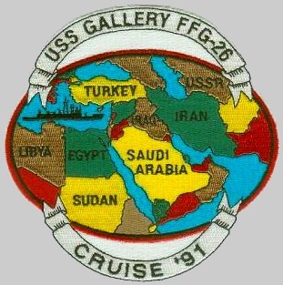 FFG-26 USS Gallery patch crest insignia