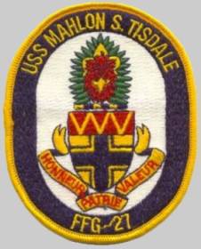 FFG-27 USS Mahlon S. Tisdale patch crest insignia