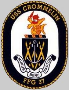 FFG-37 USS Crommelin patch crest insignia badge