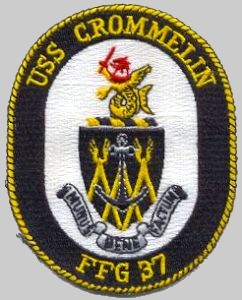 FFG-37 USS Crommelin patch crest insignia