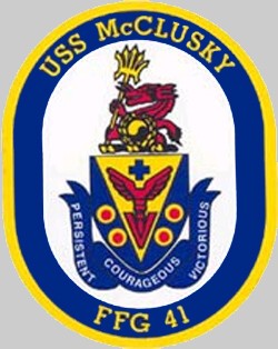 USS McClusky patch