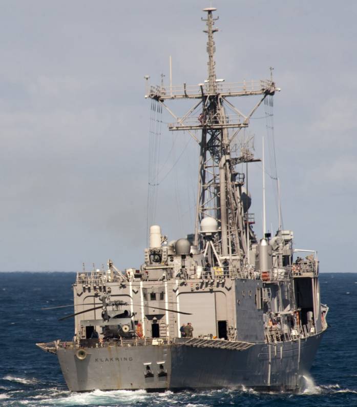 FFG-42 USS Klakring - Perry class guided missile frigate