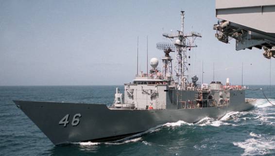 FFG-46 USS Rentz - Perry class guided missile frigate
