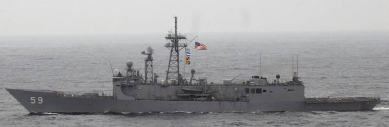 USS Kauffman FFG-59 - Perry class frigate