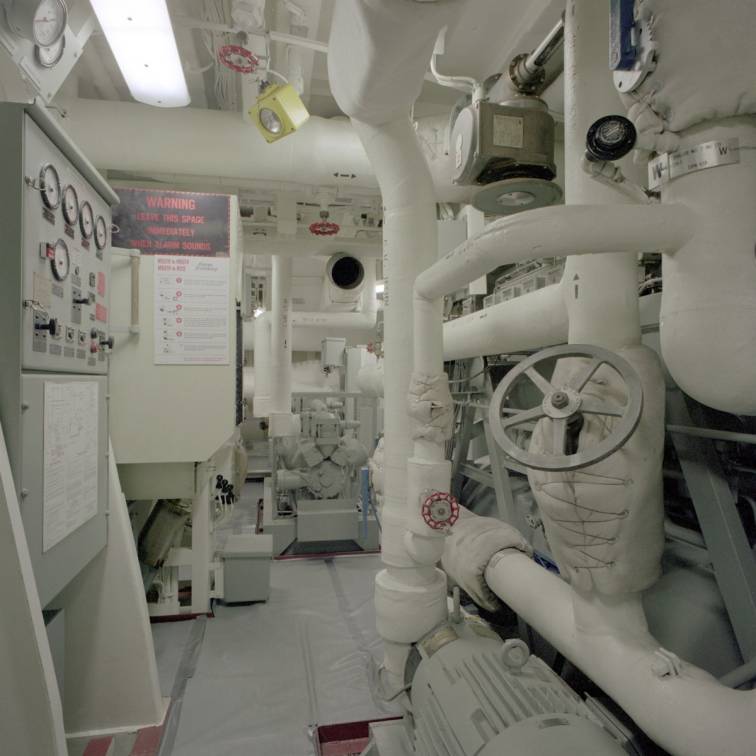 auxilary machinery room no.2 aboard USS Reuben James FFG-57