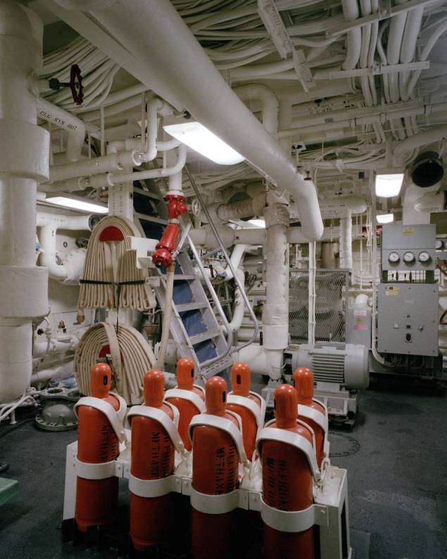 air conditioning machinery room aboard USS Gary FFG-51