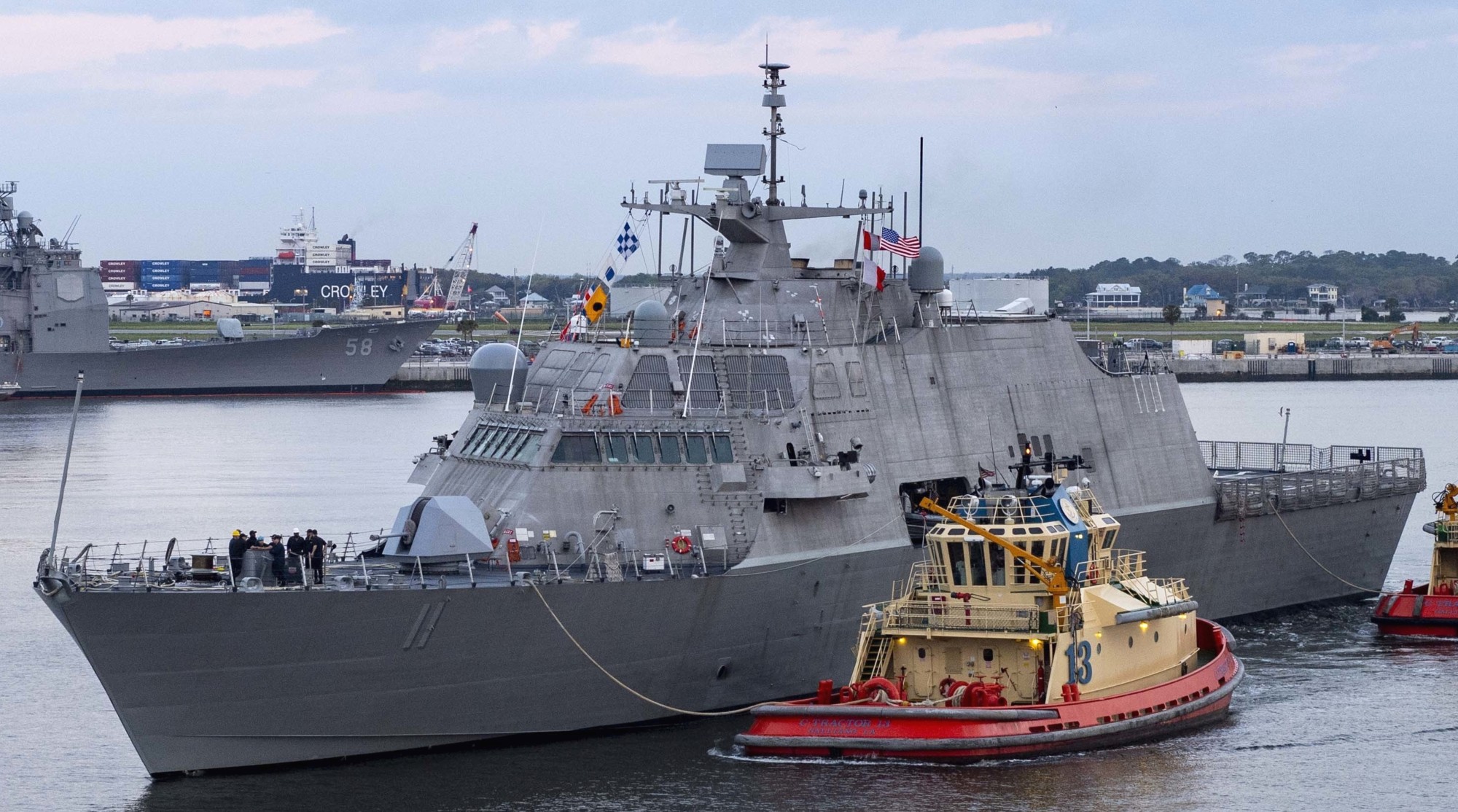 lcs-11 uss sioux city freedom class littoral combat ship us navy 29 naval station mayport florida