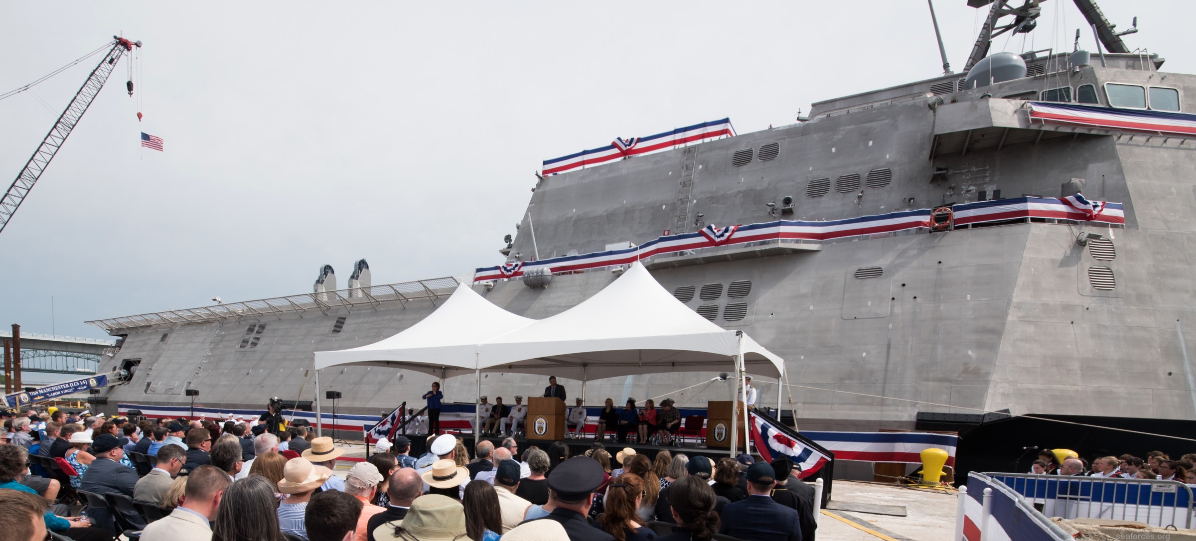 lcs-14 uss manchester littoral combat ship independence class us navy 03 commissioning portsmouth new hampshire
