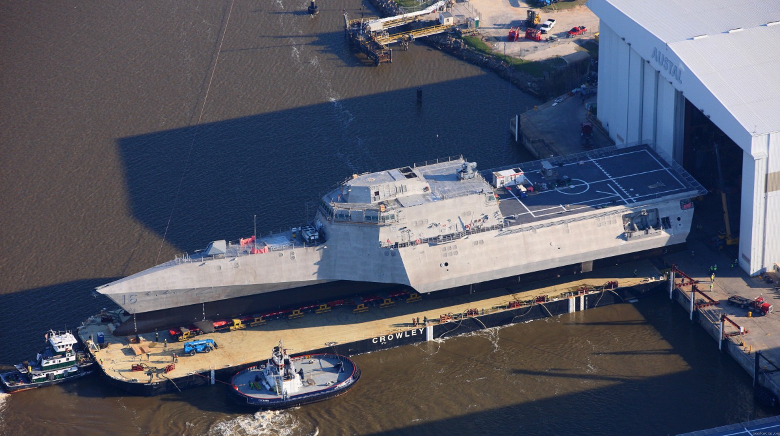 lcs-16 uss tulsa independence class littoral combat ship navy 13 austal mobile alabama