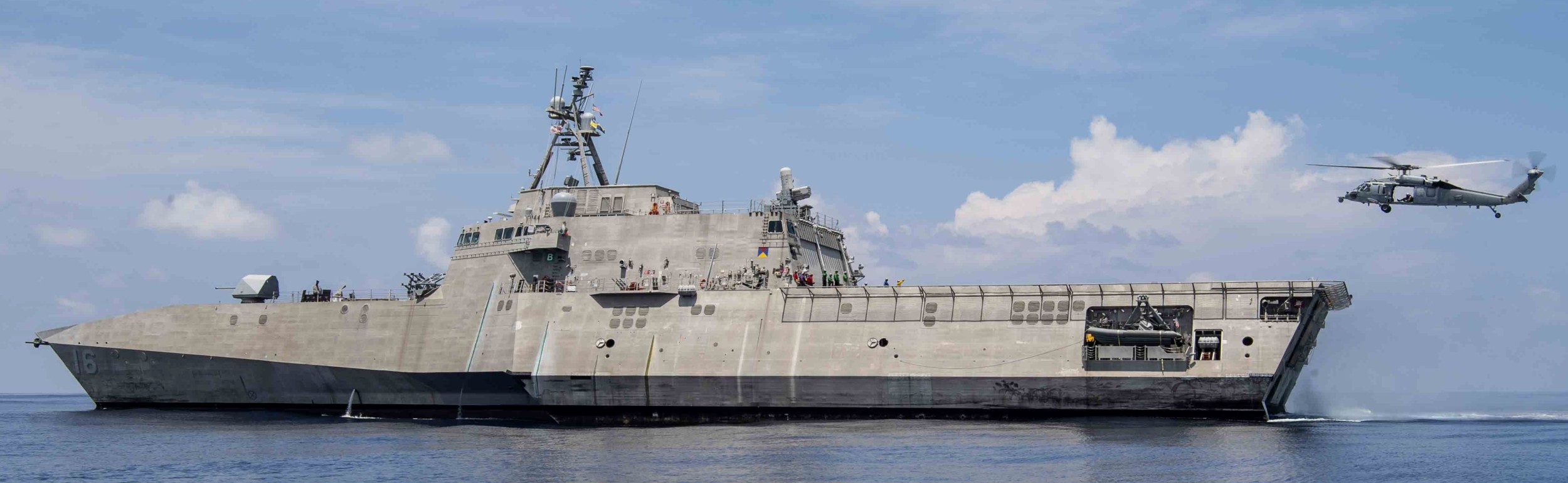 lcs-16 uss tulsa independence class littoral combat ship us navy helicopter operations 31