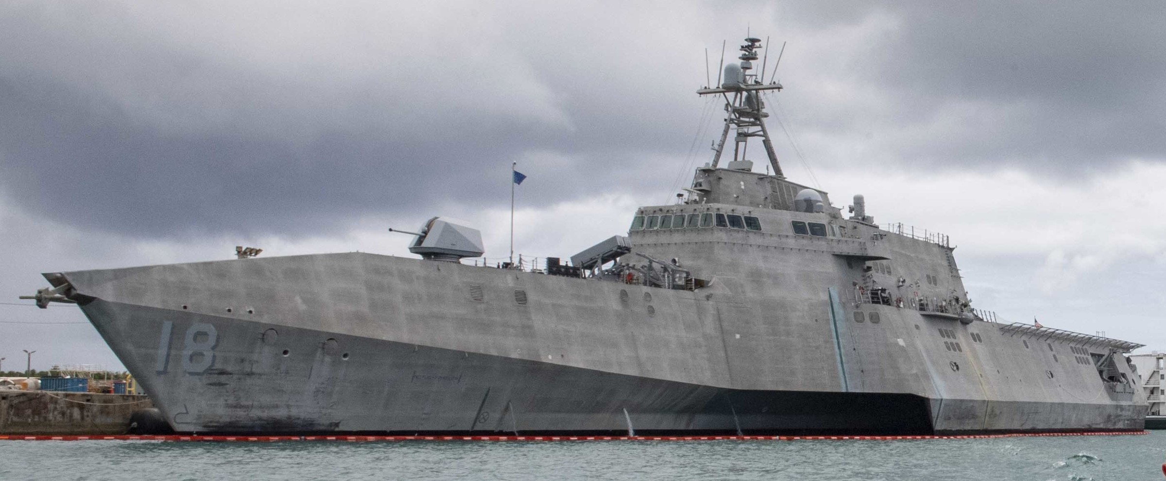 lcs-18 uss charleston independence class littoral combat ship us navy apra harbor guam 36