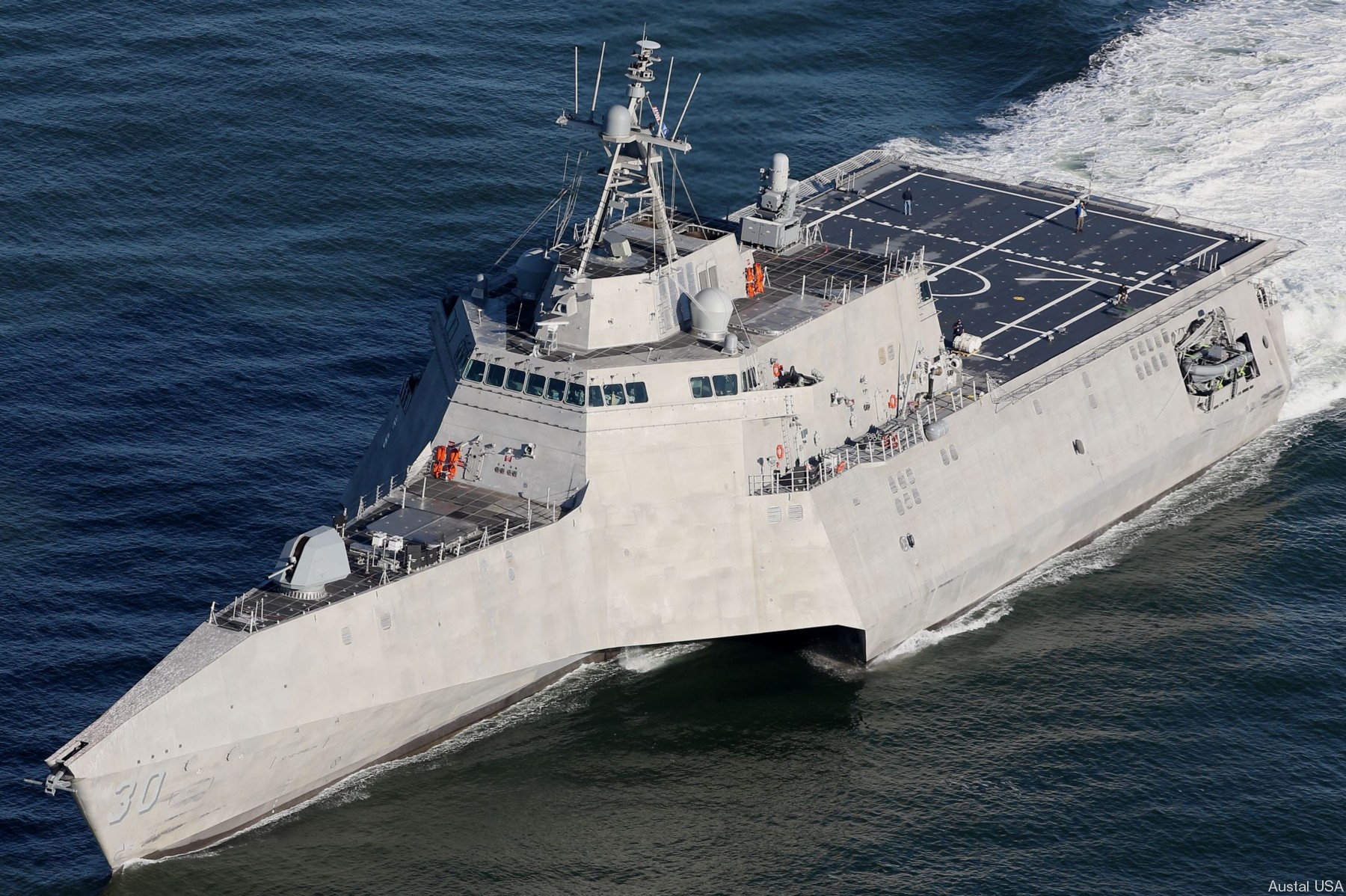 lcs-30 uss canberra littoral combat ship independence class us navy 06