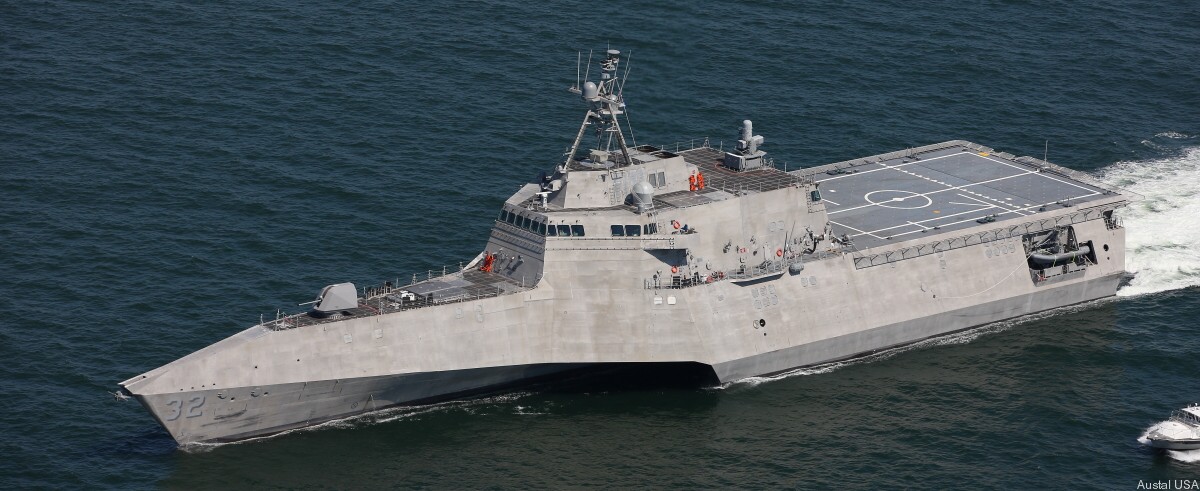 lcs-32 uss santa barbara littoral combat ship independence class us navy trials austal usa 05