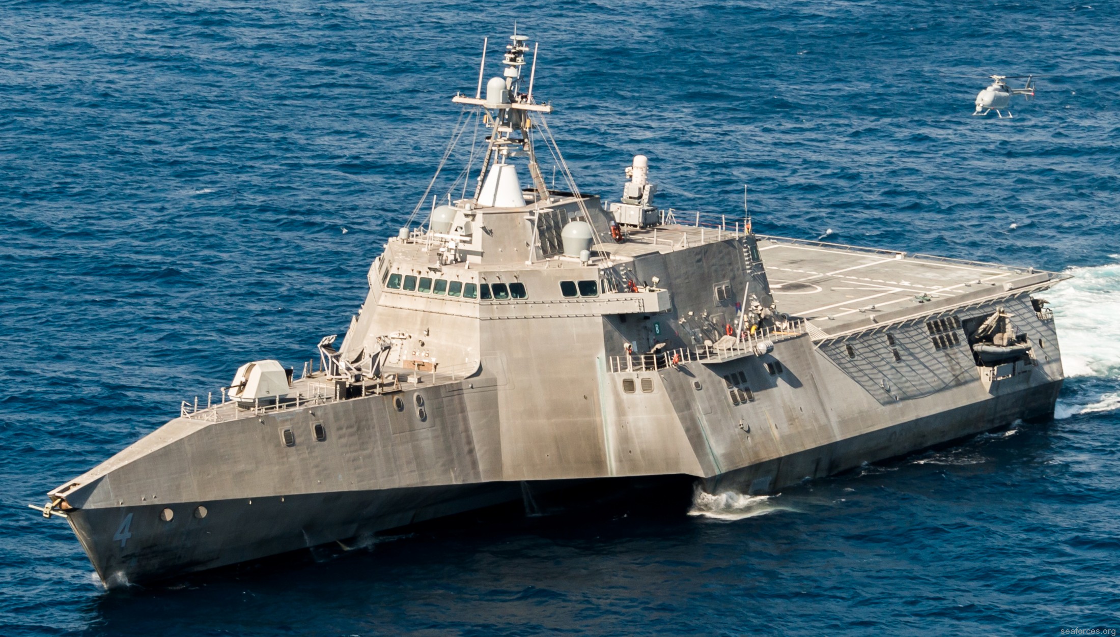 lcs-4 uss coronado independence class littoral combat ship us navy austal usa mobile alabama 19x