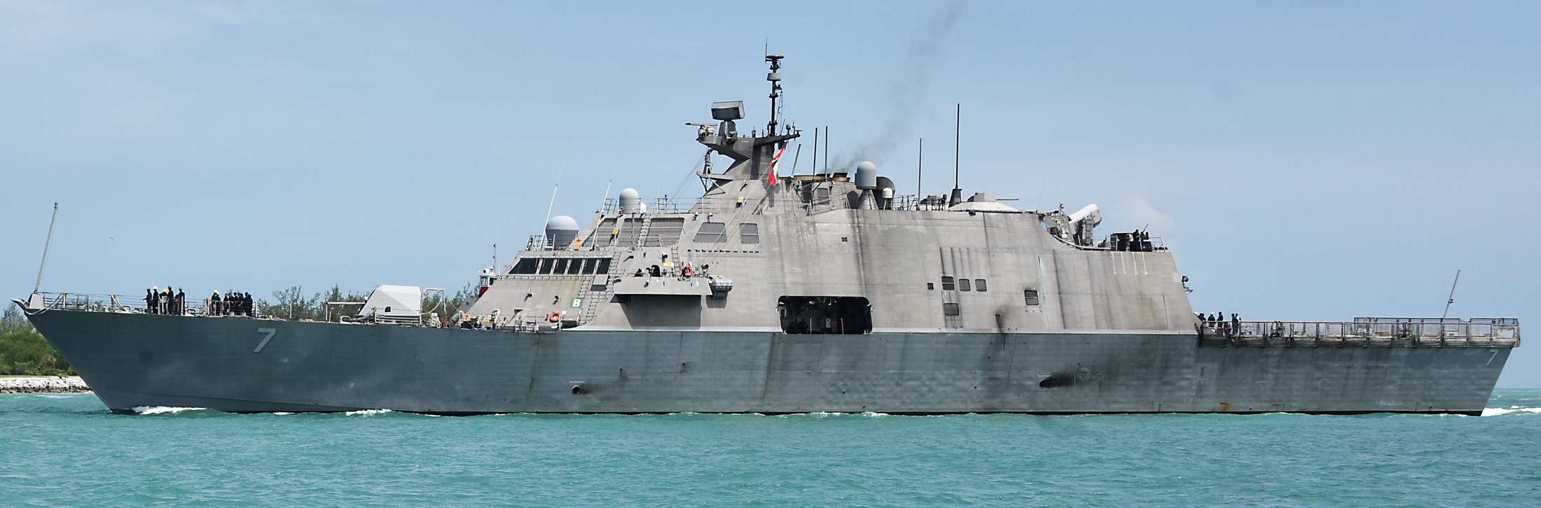 lcs-7 uss detroit freedom class littoral combat ship us navy 56 key west florida