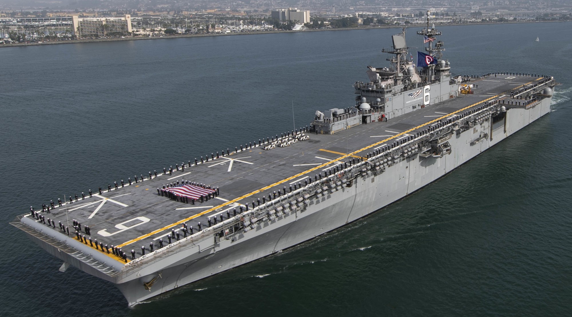 lha-6 uss america amphibious assault ship landing us navy departing san diego for sasebo 148