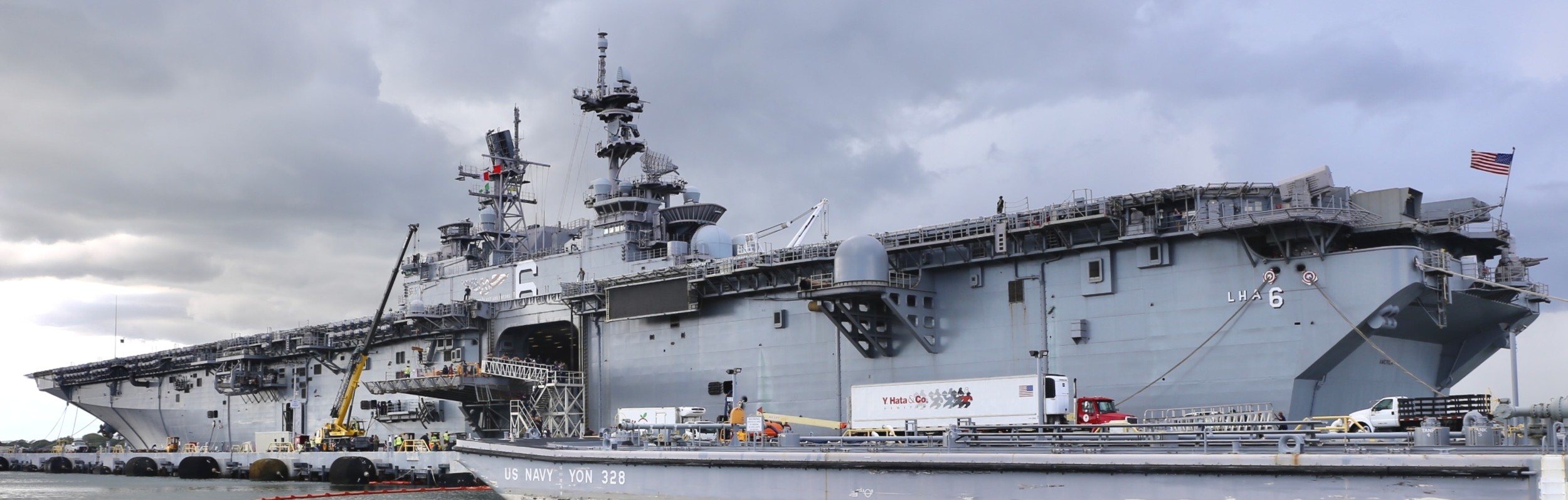 lha-6 uss america amphibious assault ship landing us navy marines pearl harbor hickam hawaii 150