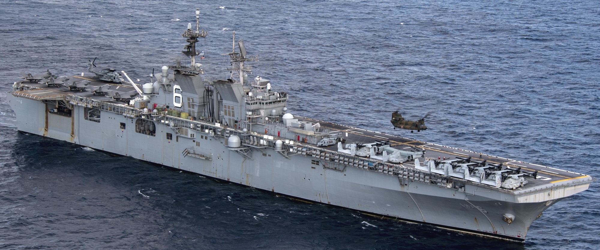 lha-6 uss america amphibious assault ship landing us navy marines vmm-262 190