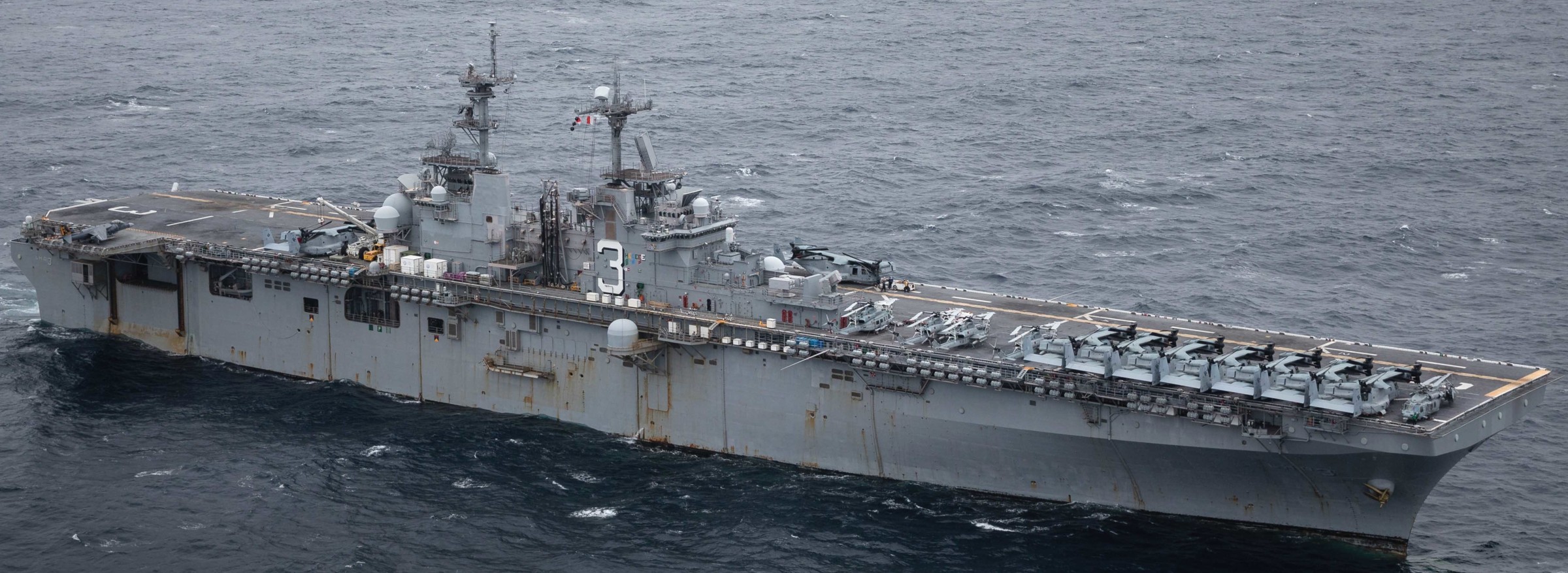 lhd-3 uss kearsarge wasp class amphibious assault ship us navy marines vmm-263 nato exercise northern viking 2022 227