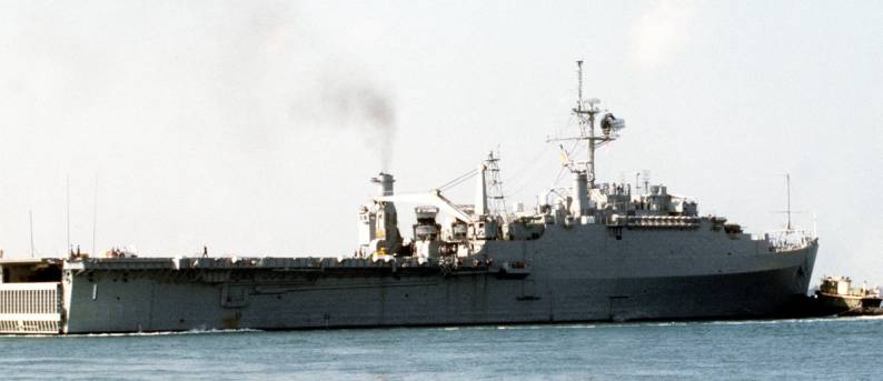 LPD-1 USS Raleigh Morehead City 1991