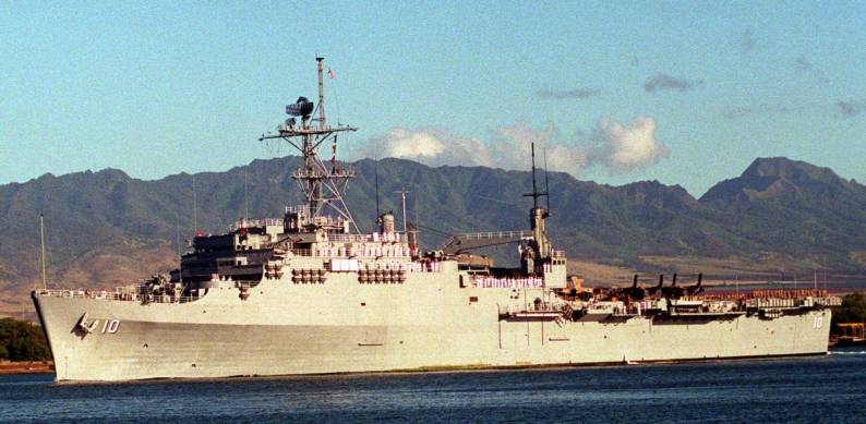 USS Juneau LPD-10 Pearl Harbor 1991