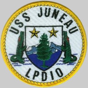 USS Juneau LPD-10 crest insignia patch