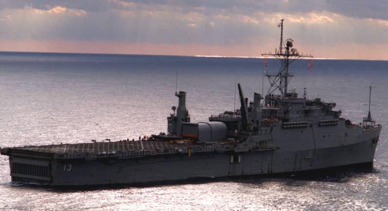 LPD-13 USS Nashville off Florida 1989