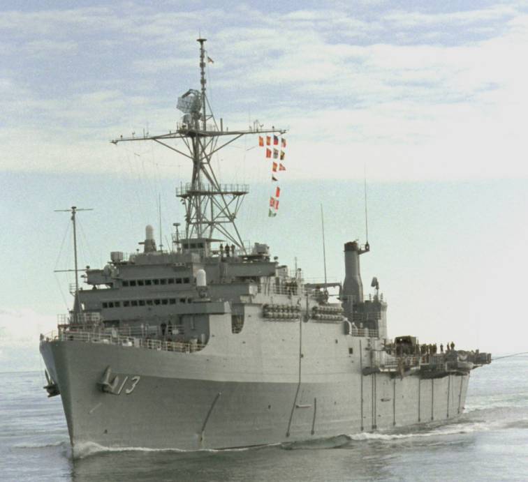 LPD-13 USS Nashville northern wedding 1986 NATO