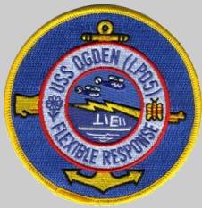 LPD-5 USS Ogden patch crest insignia
