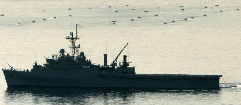 USS Denver LPD-9 off South Korea 2008