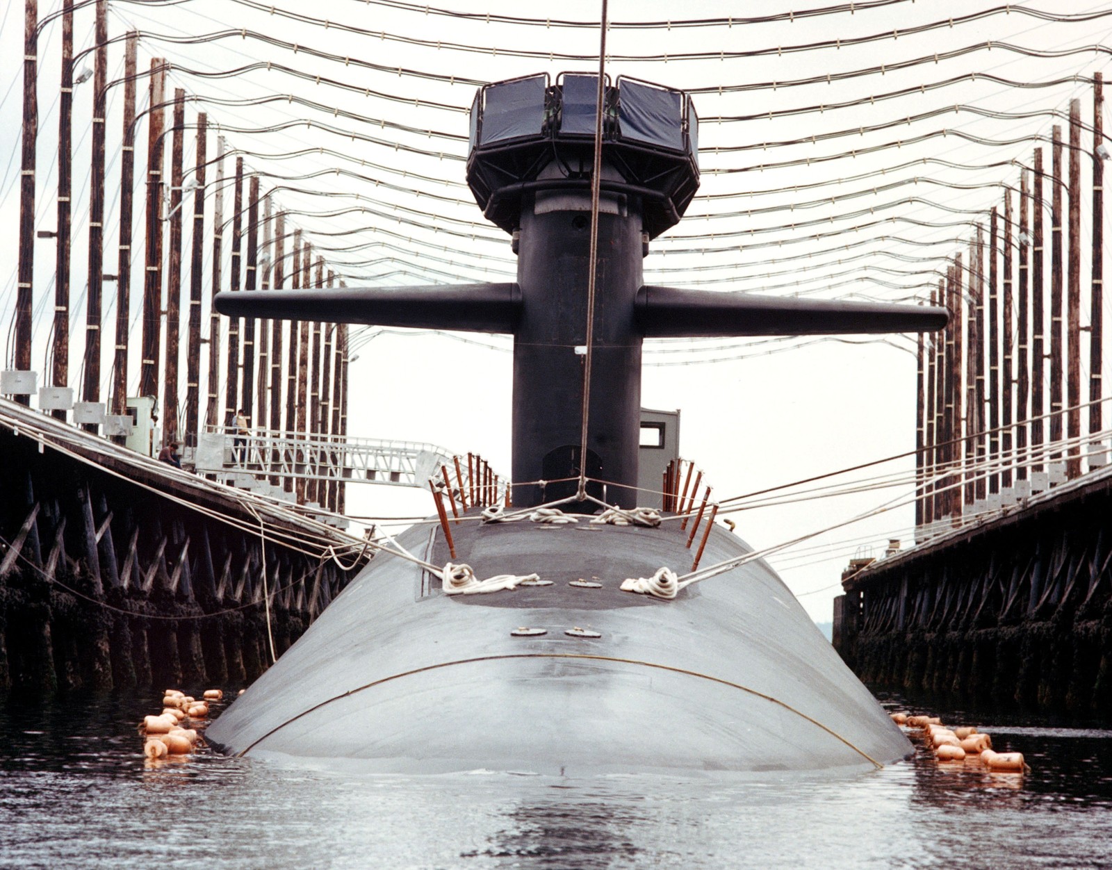 ssbn-728 uss florida ballistic missile submarine us navy 1985 66 magnetic silencing facility kings bay georgia
