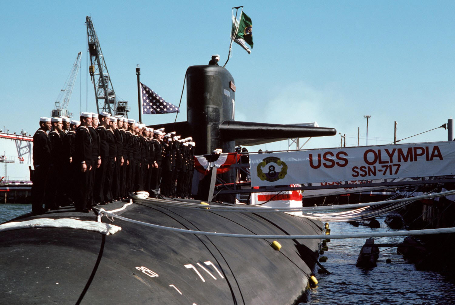 ssn-717 uss olympia commissioning 1984