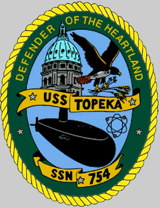 ssn-754 uss topeka insignia crest us navy