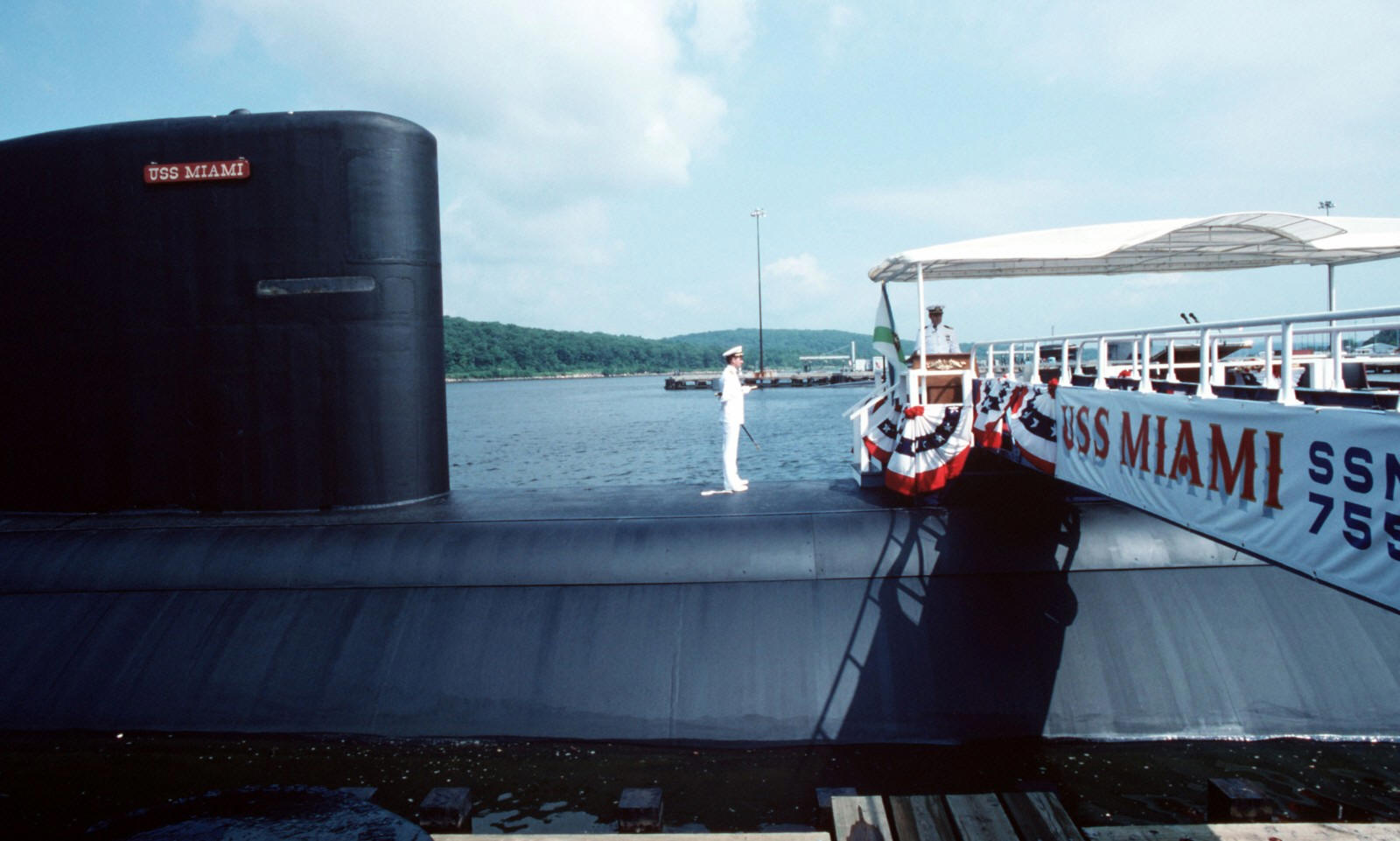 ssn-755 uss miami commissioning 1990