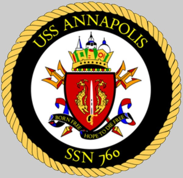 ssn-760 uss annapolis crest insignia attack submarine us navy