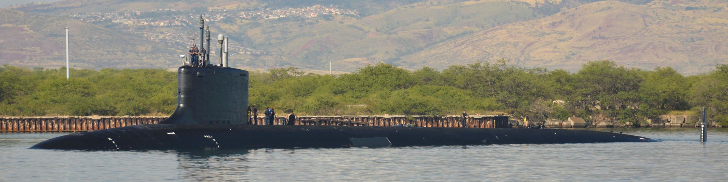 ssn-777 uss north carolina virginia class attack submarine us navy 2015 05 joint base pearl harbor hickam hawaii
