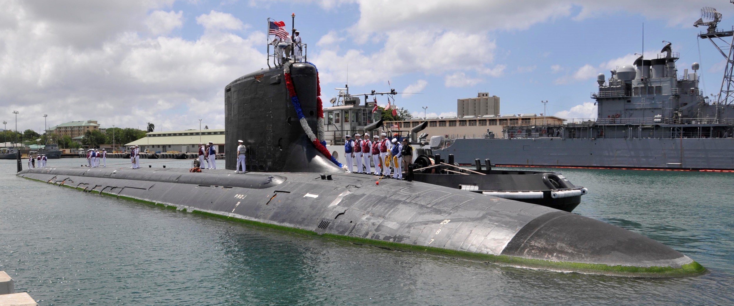 uss north carolina ssn-777 virginia class attack submarine us navy newport news shipbuilding homeport pearl harbor