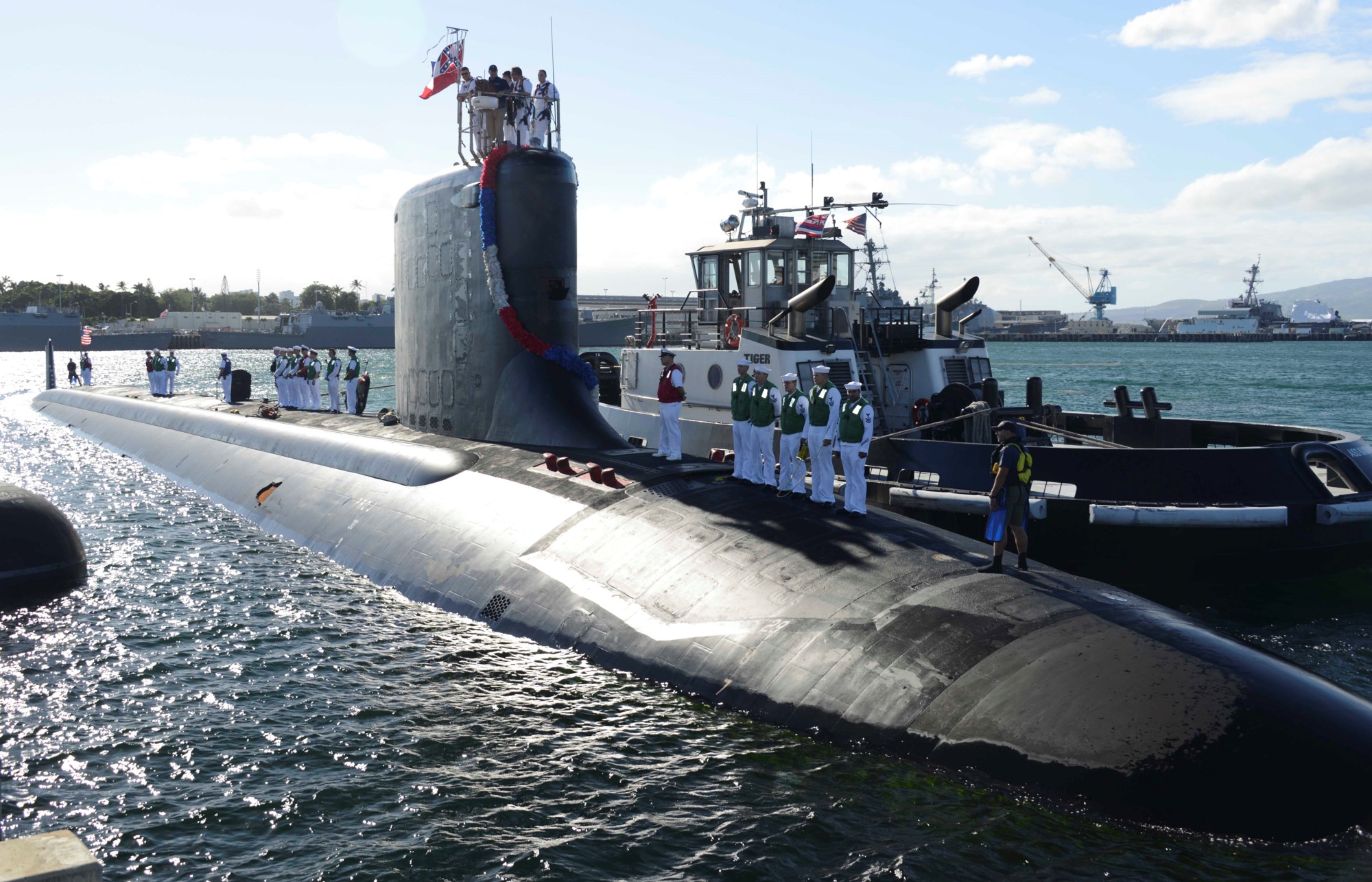 ssn-782 uss mississippi virginia class attack submarine us navy 09x joint base pearl harbor hickam hawaii