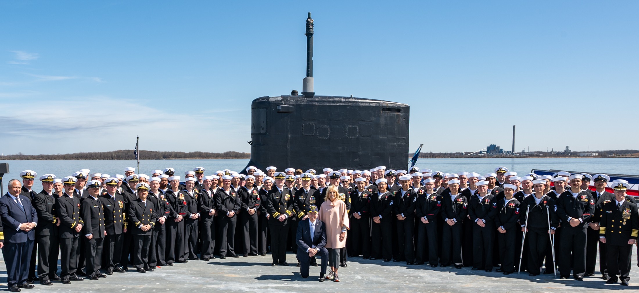 ssn-791 uss delaware virginia class attack submarine us navy 16 wilmington jill biden president